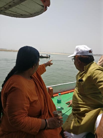 Uma Bharti in varanasi said Tortoise Sanctuary illegal, make River Front