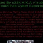 पाक हैकर्स ने ये दिया संदेश