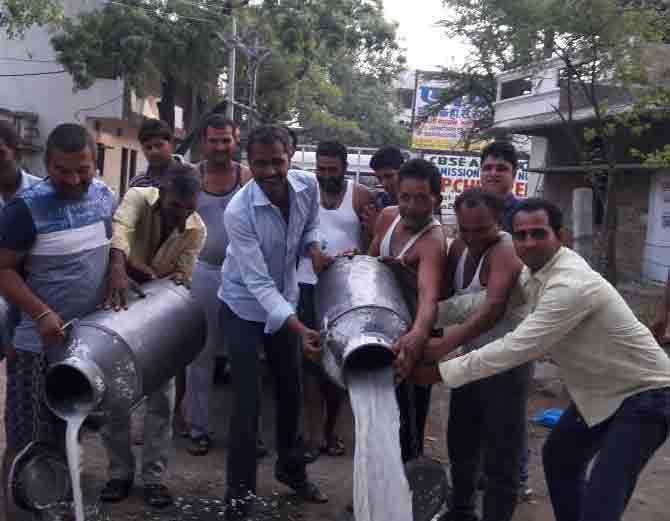 Madhya Pradeshs Jabalpur let loose hundreds of buffaloes on National Highway-7