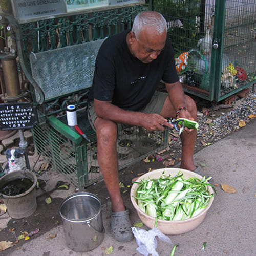 68 years old retired engineer Alag Natarajan 'matkaman' quenches thirst of South Delhi