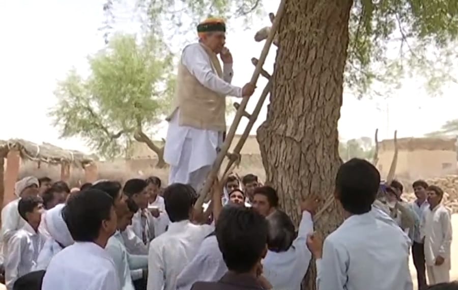bsnl took step for install the tower in a village of bikaner