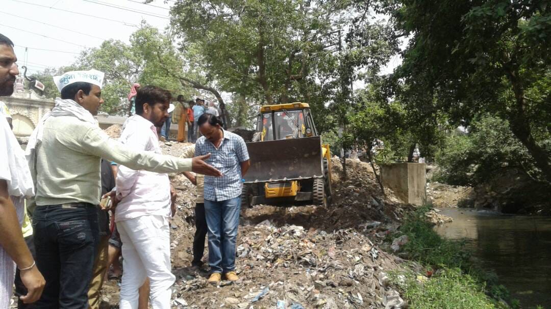big steap taken for save asi river varanasi