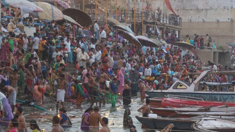 Ganga Dussehra celebration in varanasi