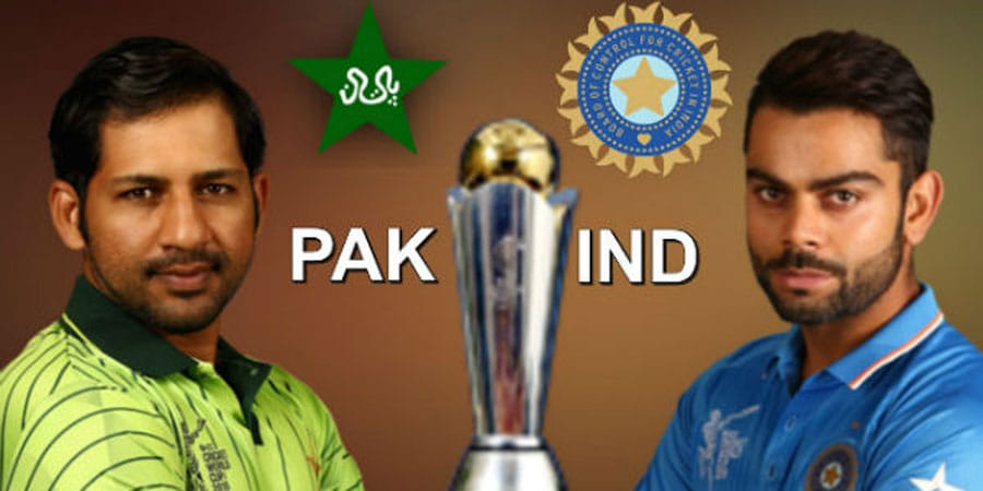 Rain stops india vs pakistan match team fans face off  each other on social media
