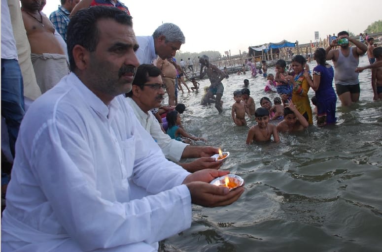 Inspection of Ganga Ghat