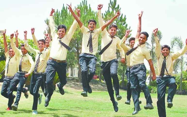 Glory on the faces of promising people