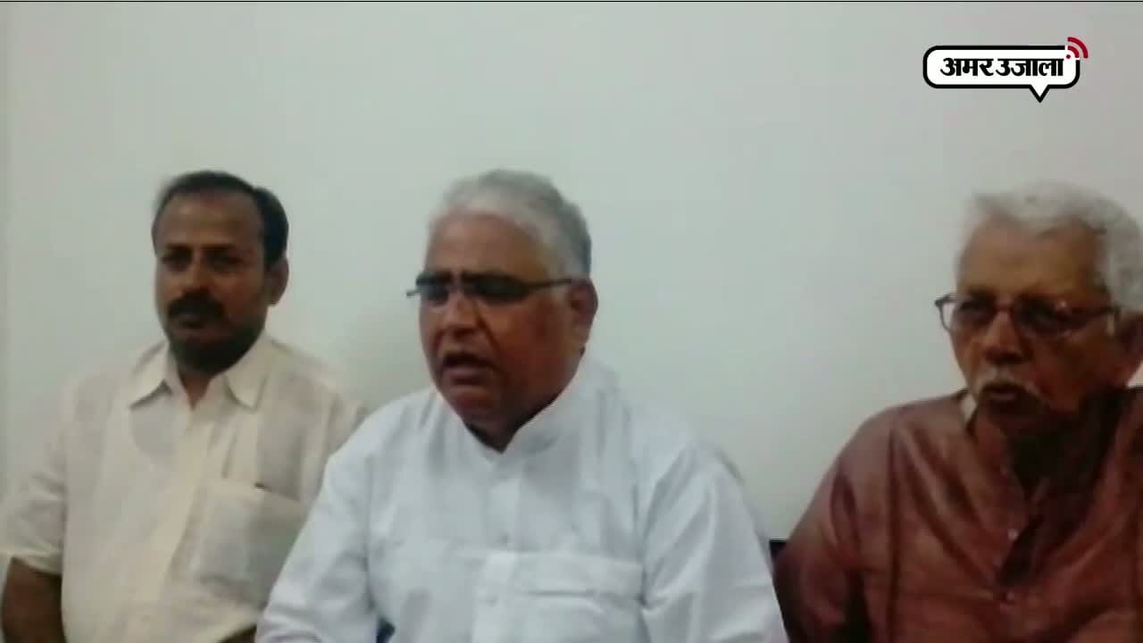 VHP LEADER AMBRISH SINGH PRESS CONFERENCE IN SONBHADRA ON AYODHYA RAM MANDIR