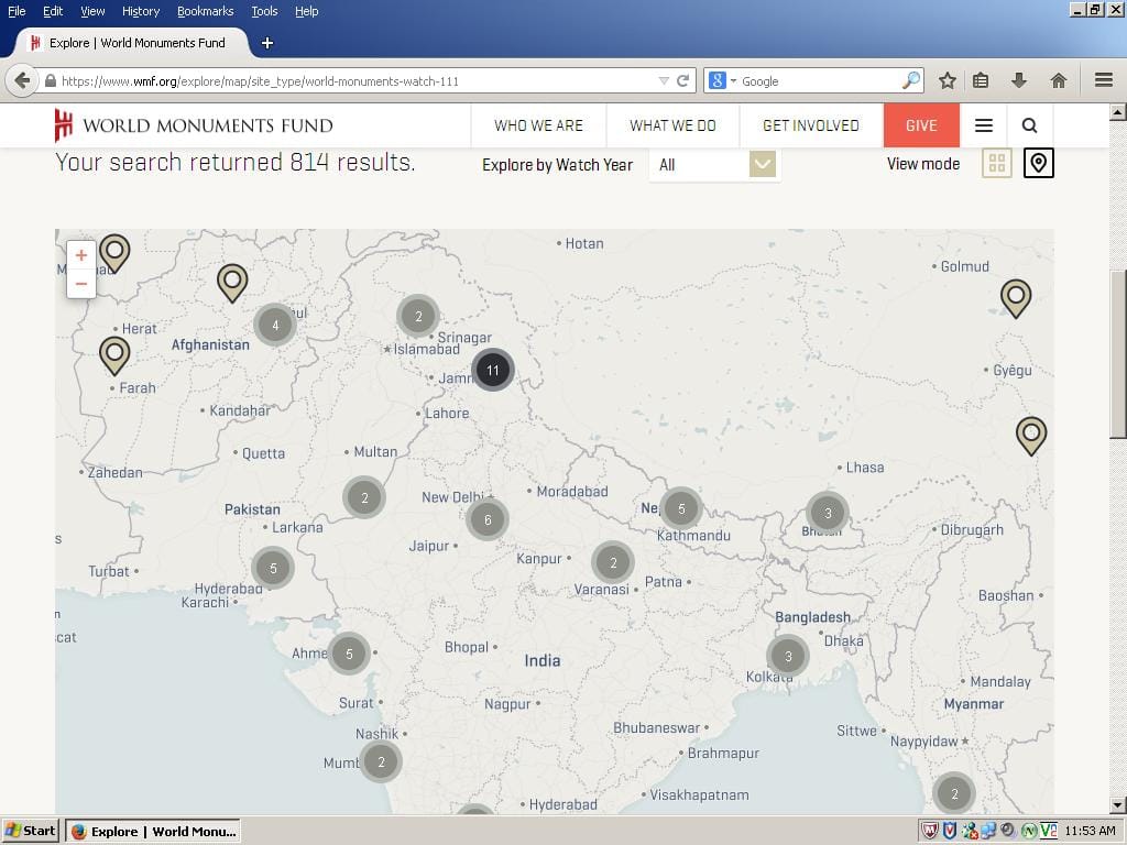 ngo showing wrong map of india is given responsibility of baby taj
