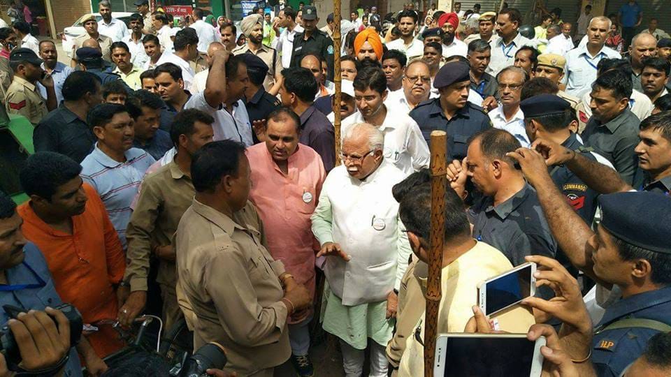 High voltage disorder in Manohar lal khattar program