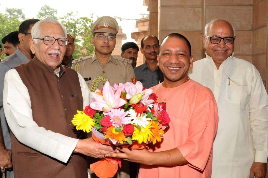 How yogi adityanath celebrated his birthday.