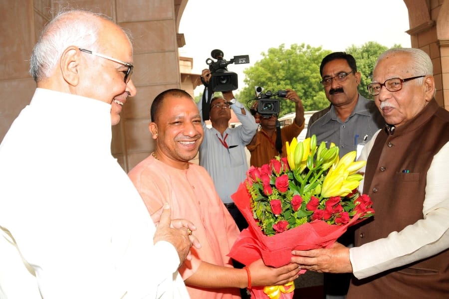 How yogi adityanath celebrated his birthday.