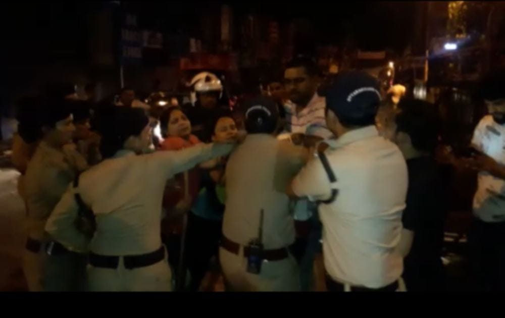 महेशपुर में दो समुदायों में विवाद, तनाव