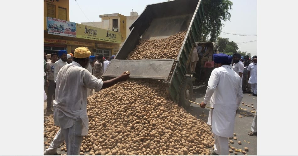 Haryana farmers protest in Sahabad, many injured
