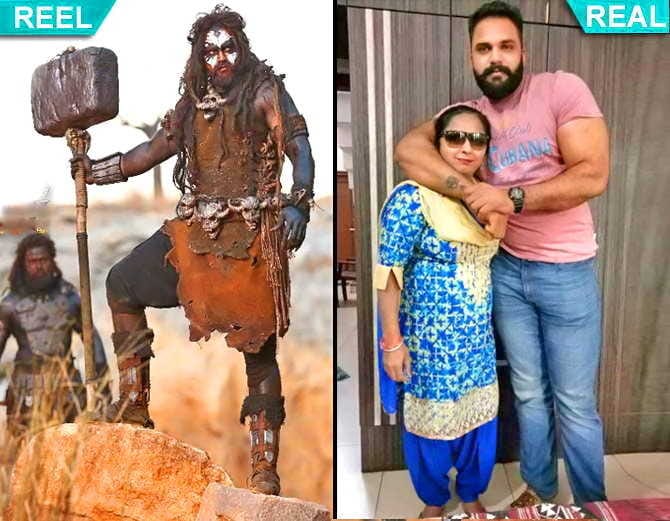 bahubali 2 villain kalakeya lavi pajni, left behind amitabh bachchan in height