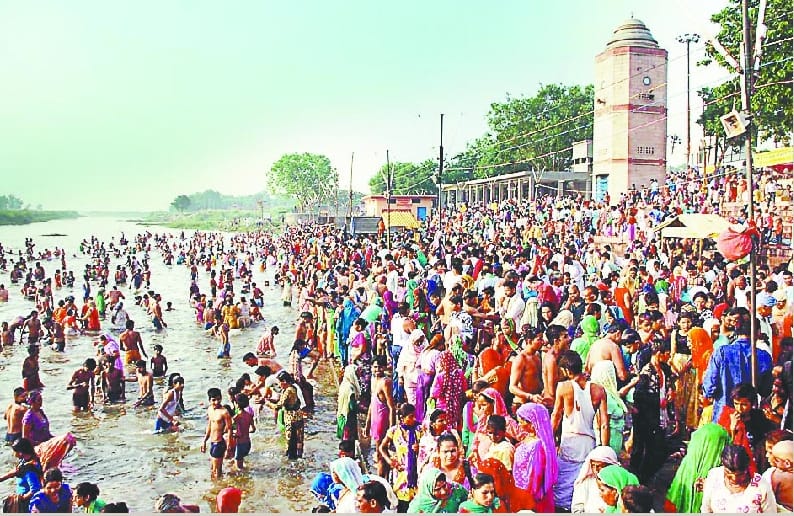 Dip in a belief in the Ganga