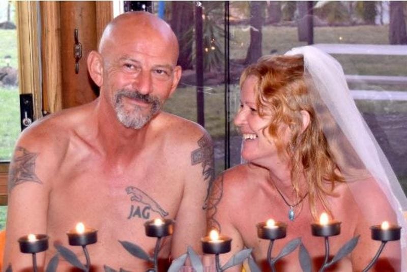 New Zealand couple nude theme marriage