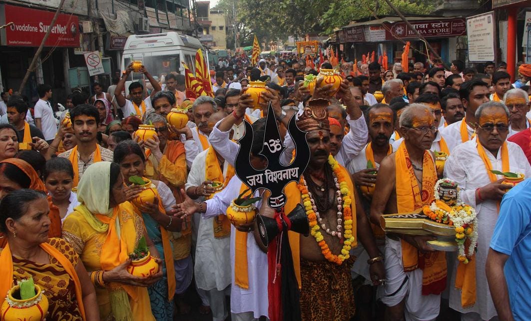 Baba Vishwanath Abhishek with the water of Tehri Dam on Nirjala Ekadashi