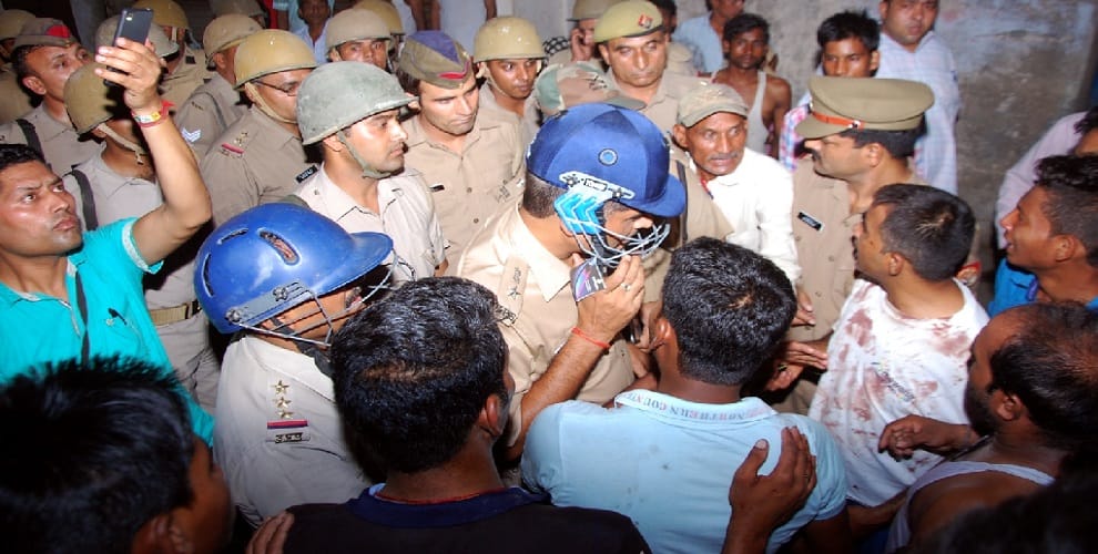 Muzaffarnagar in blood clash after the Saharanpur firing, police force deployed