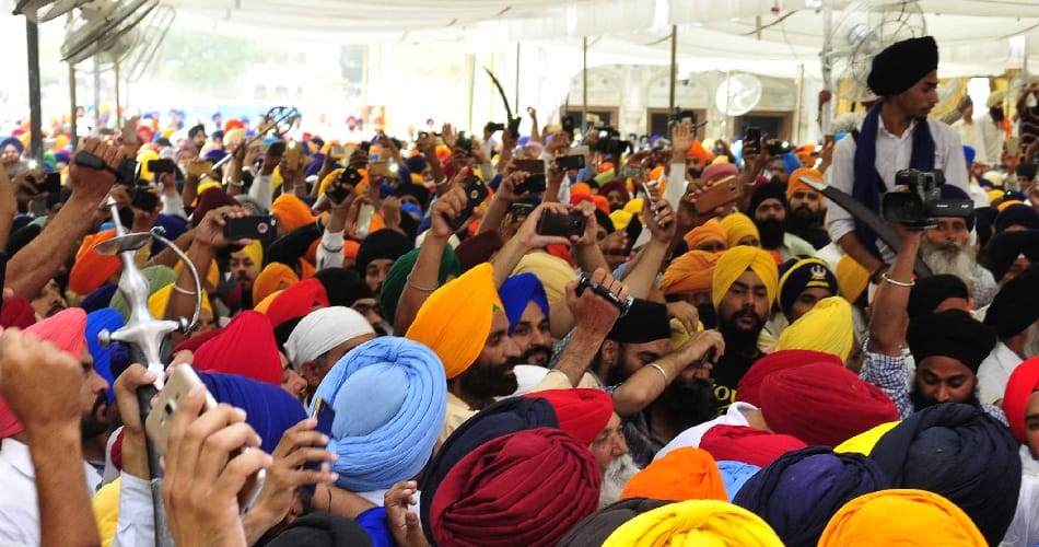 khalistan zindabad slogans in golden temple