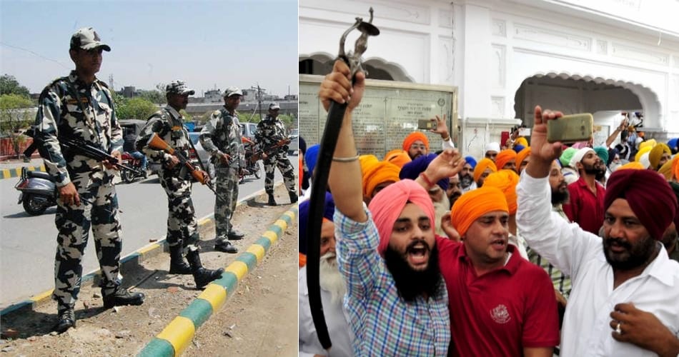 khalistan zindabad slogans in golden temple