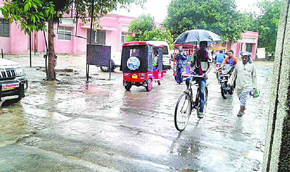 rain provided relief to the people