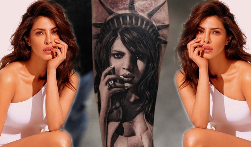 'Baywatch' Star Priyanka Chopra Fan Tattooed Her On His Arm As The Statue Of Liberty, Photo Viral