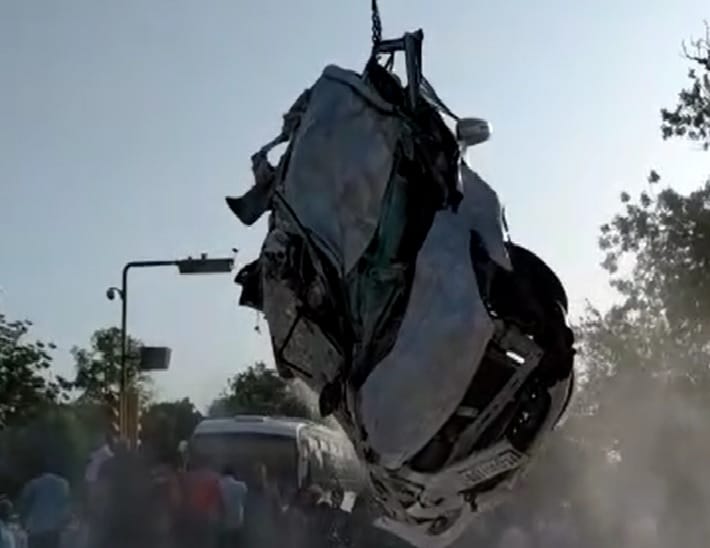 four people dead in accident in jaipur