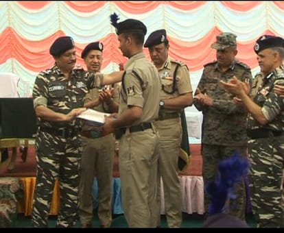 troops got Honoured by CRPF DG in kashmir