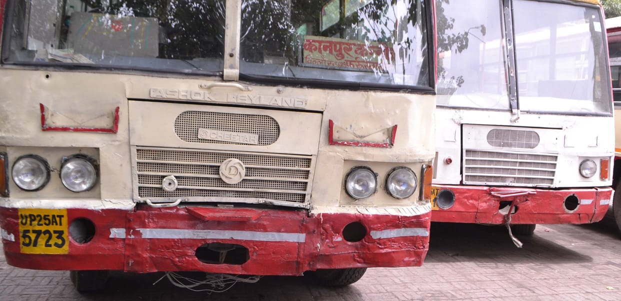 It is compulsion to travel by ridiculous buses