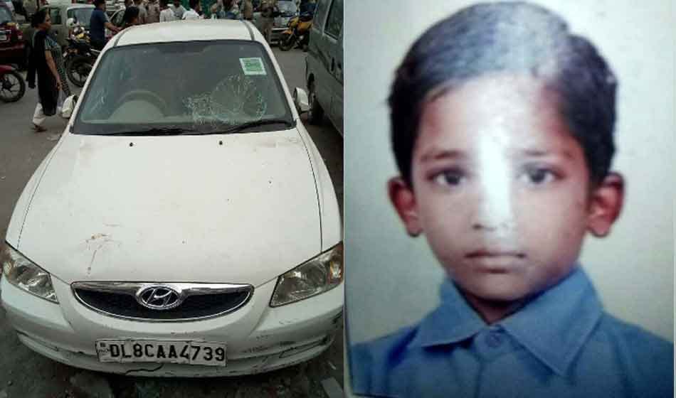 kid locked in a car and died due suffocation in delhi