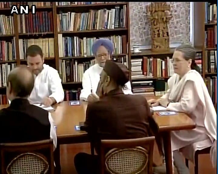 Congress Working Committee meeting underway at Sonia Gandhi's residence