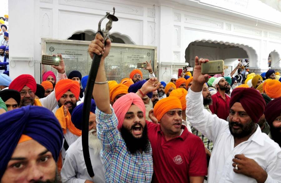 operation blue star anniversary, khalistan zindabad slogans in golden temple