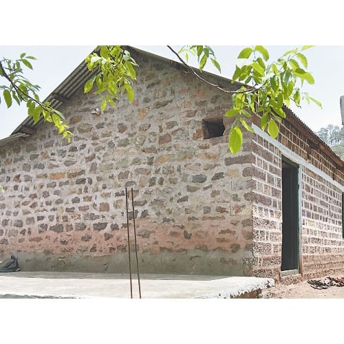 Sirmour Himachal Pradesh Primary Government School Running from a tin shed