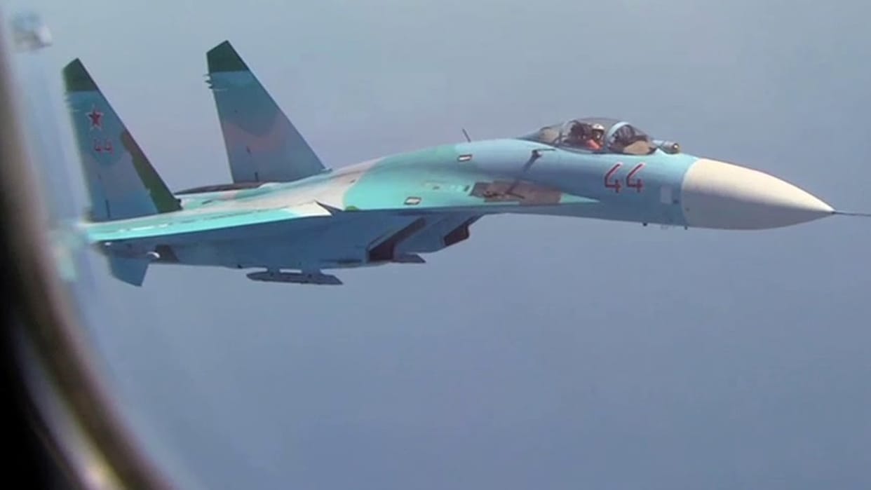 Russian fighter jets collide mid-air over Sea of Japan; crews eject
