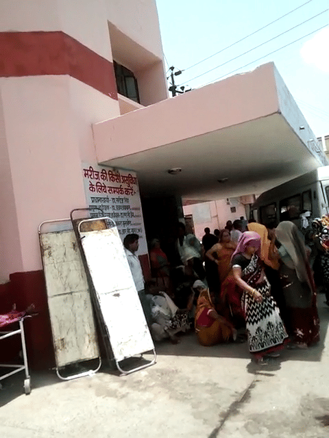 in agra private doctors are on strike and government hospitals are in bad condition