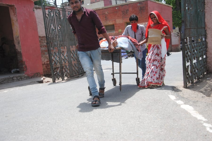 in agra private doctors are on strike and government hospitals are in bad condition