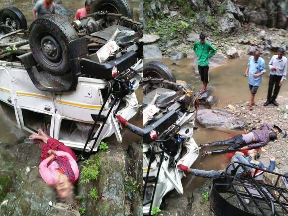 max vehicle fell into vedani river