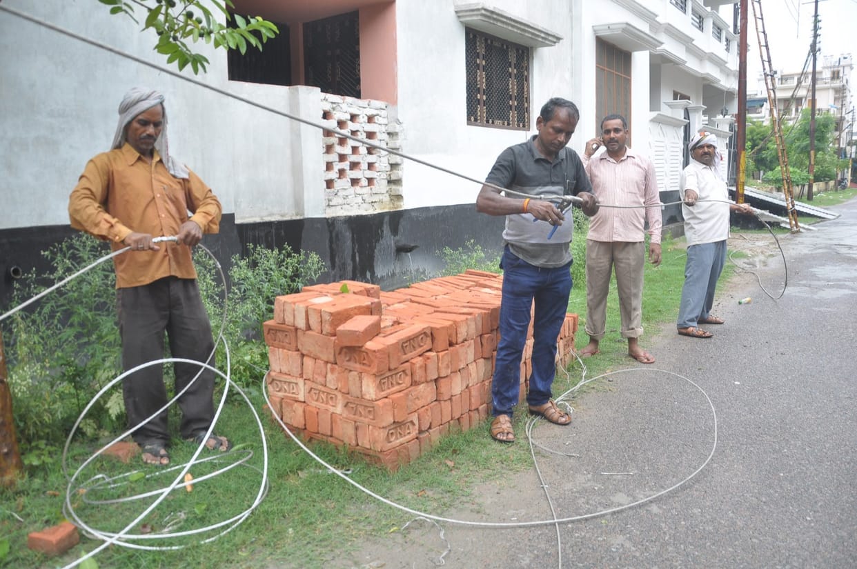Power cut in city and villages due to storm