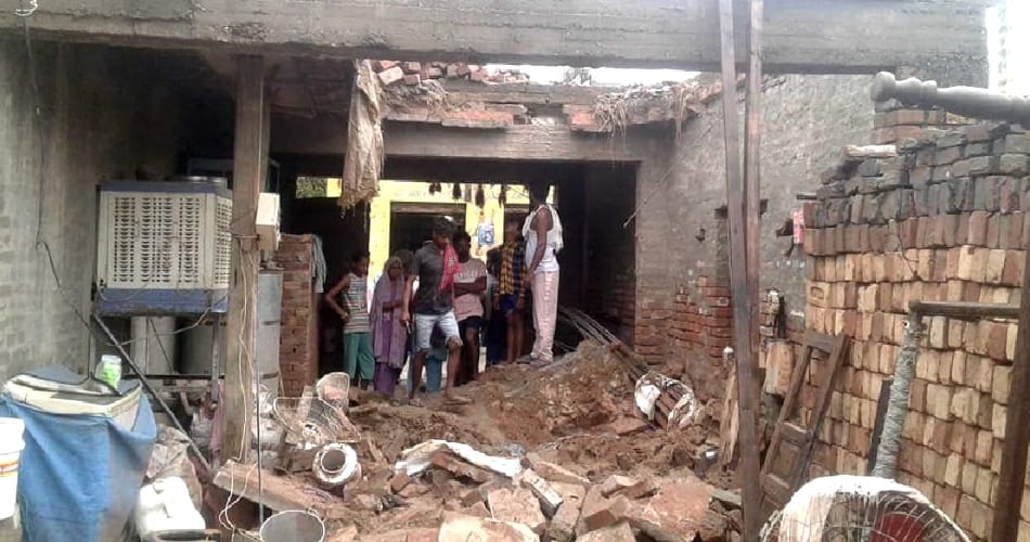 Roof collapses in Moga, four dead, 4 wounded