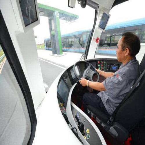 Know In which country the train will not run on the road 