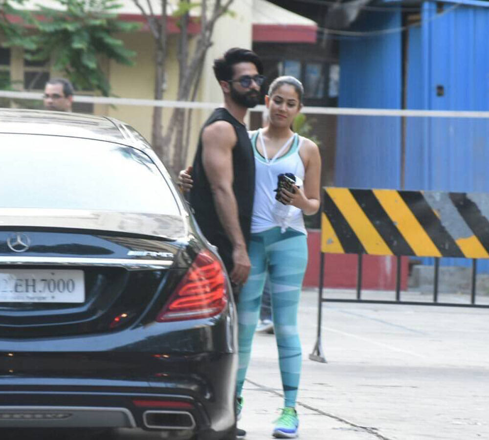 Shahid Kapoor and Mira Rajput caught at Gym together see photos