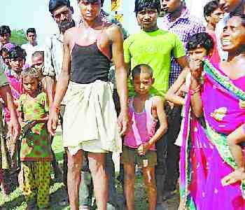 The murder of the youth, the body thrown near the crossing