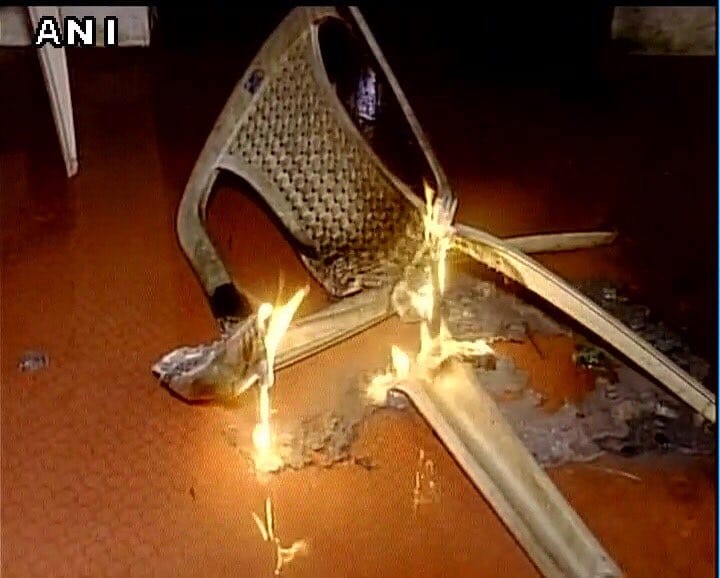 Petrol bomb thrown at BJP Thiruvananthapuram district office