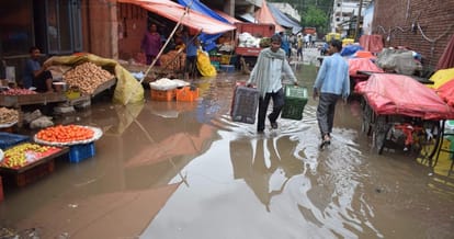 chandigarh rain, people facing many problems