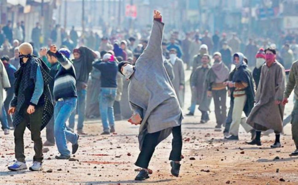 curfew in many parts of kashmir valley