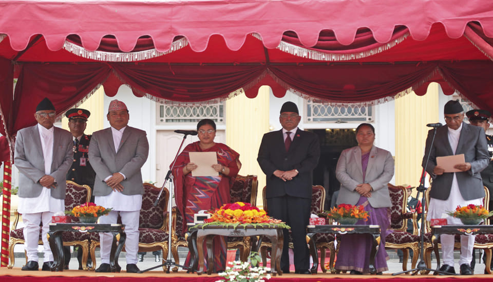Sher Bahadur sworn fourth time in as Nepal's PM