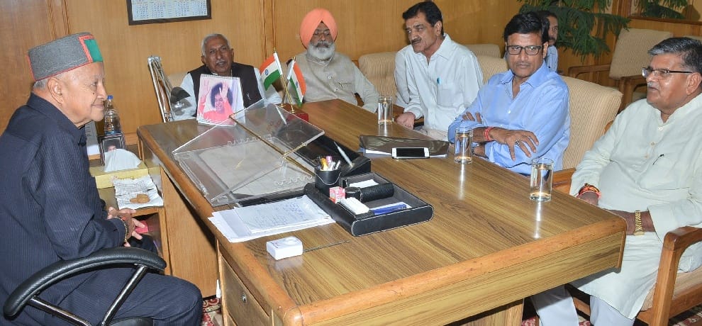 Pong Dam destitutes case CM virbhadra singh meeting with ministers of Rajasthan