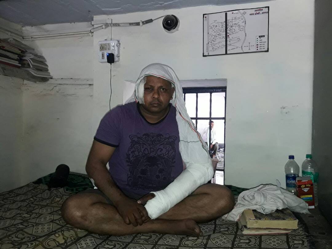 in agra nathuram murder accused in police custody