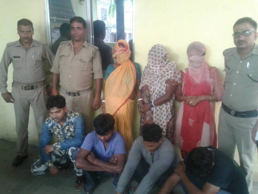 sex racket Busted three women and four men arrested