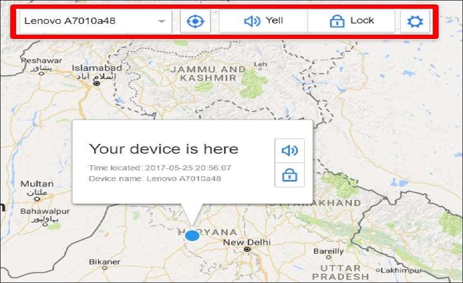 How to find stolen mobile phone with cm security